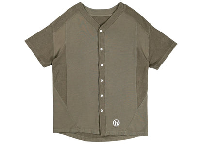 Hidden NY Baseball Shirt Olive Green