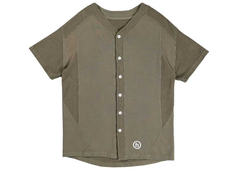 Hidden NY Baseball Shirt Olive Green