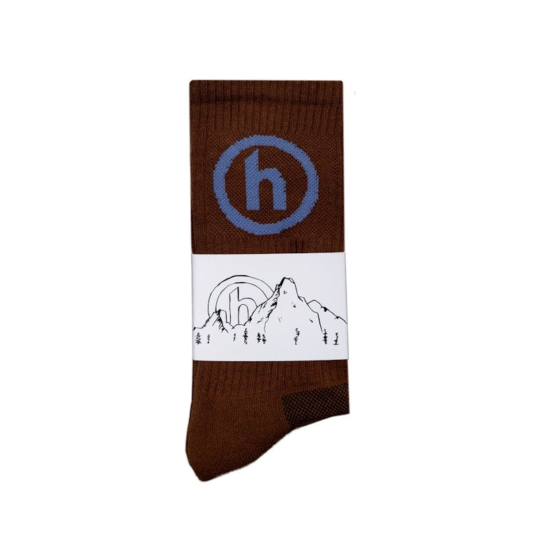 Hidden NY Crew Socks Brown