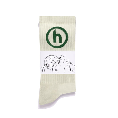 Hidden NY Crew Socks Cream
