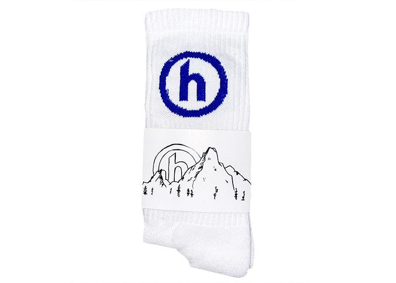 Hidden NY Crew Socks White/Blue