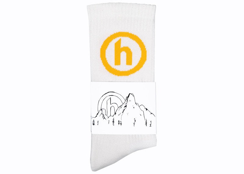 Hidden NY Crew Socks White/Yellow