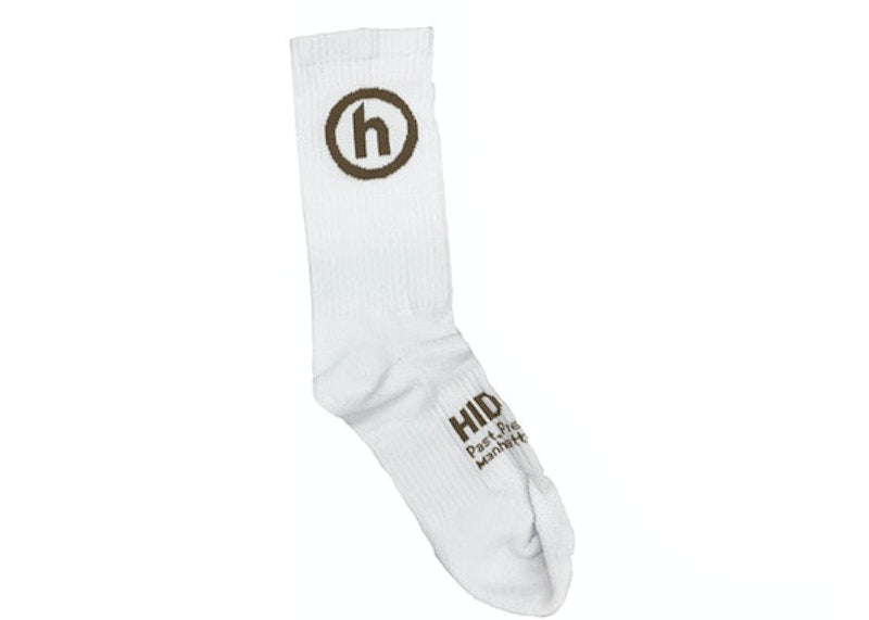 Hidden NY Crew Socks White