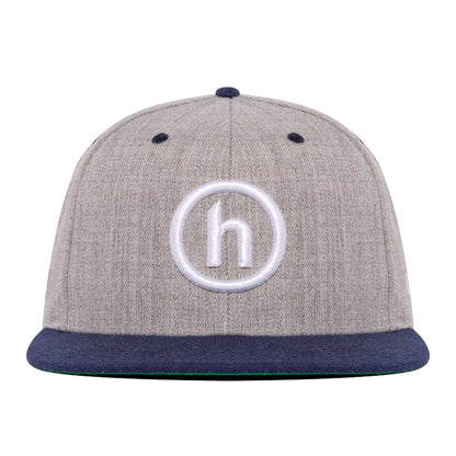 Hidden NY H Logo Hat Grey/Navy