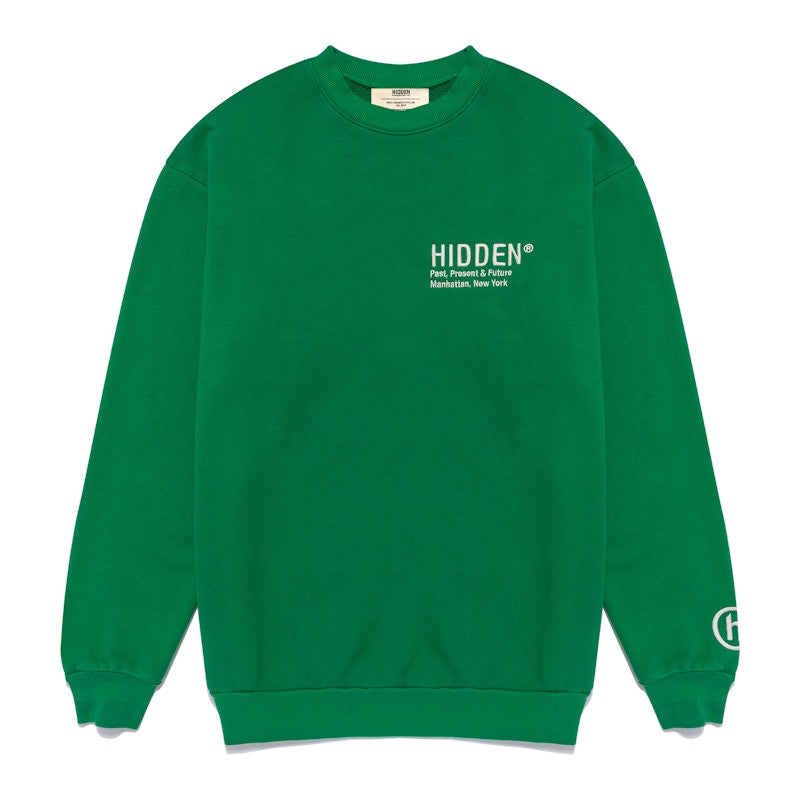 Hidden NY Logo Crewneck Sweatshirt Green