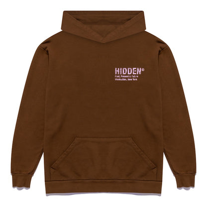 Hidden NY Paisley Hoodie Brown