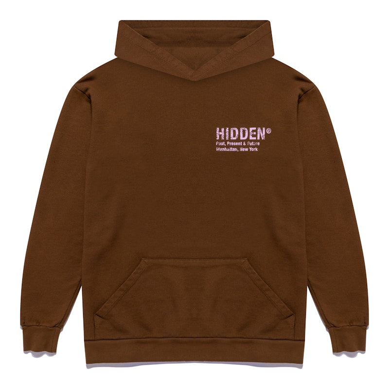 Hidden NY Paisley Hoodie Brown