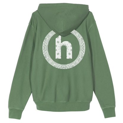 Hidden NY Paisley Hoodie Green