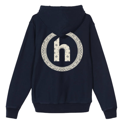 Hidden NY Paisley Hoodie Indigo