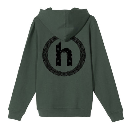 Hidden NY Paisley Hoodie Olive