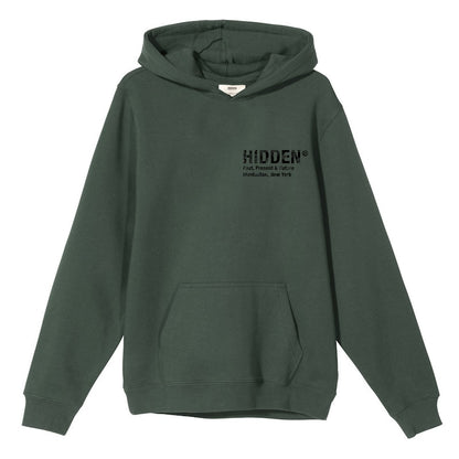 Hidden NY Paisley Hoodie Olive