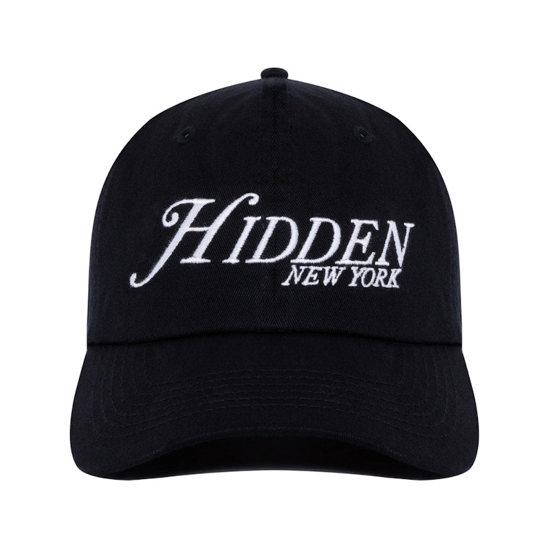Hidden NY Script Hat Black
