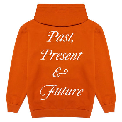 Hidden NY Script Hoodie Orange