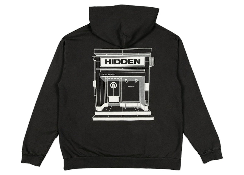 Hidden NY Shopfront Hoodie Black
