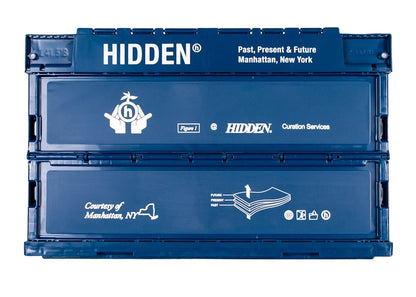 Hidden NY Stackable Crate Blue