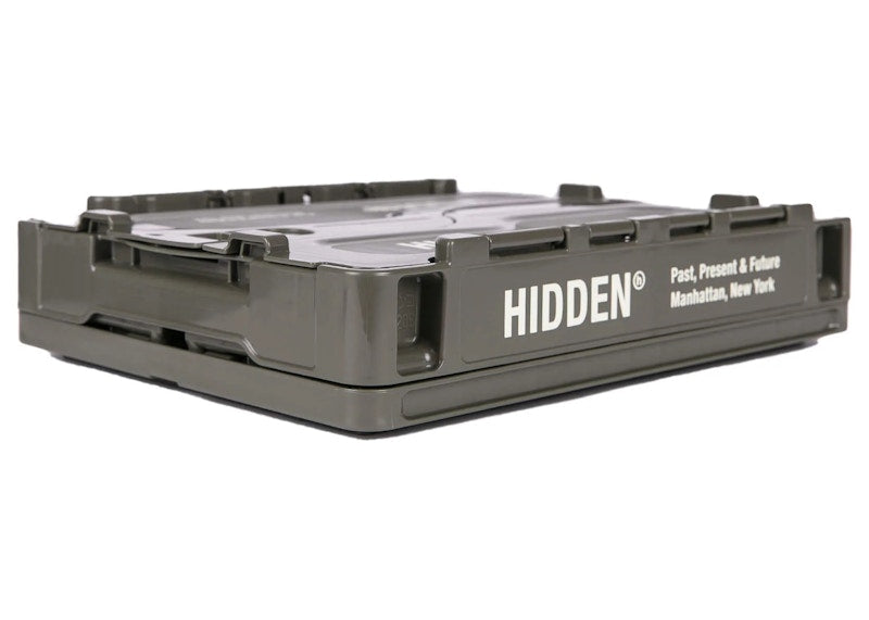 Hidden NY Stackable Mini Crate Olive