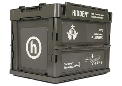 Hidden NY Stackable Mini Crate Olive