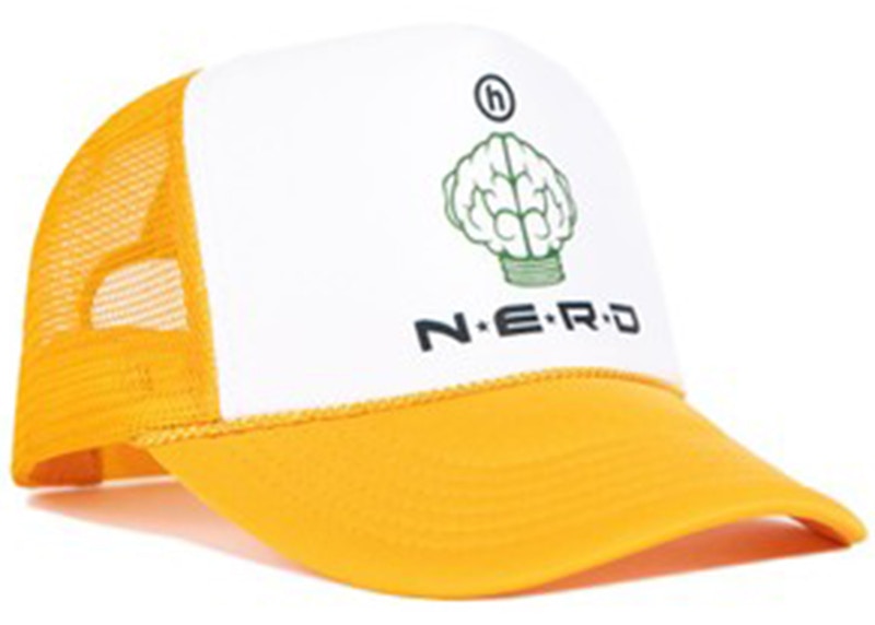 Hidden NY x N.E.R.D Logo Trucker Hat Yellow