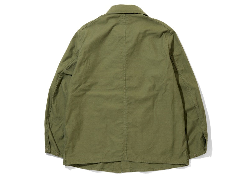 Hidden NY x Needles D.N. Coverall Jacket Olive