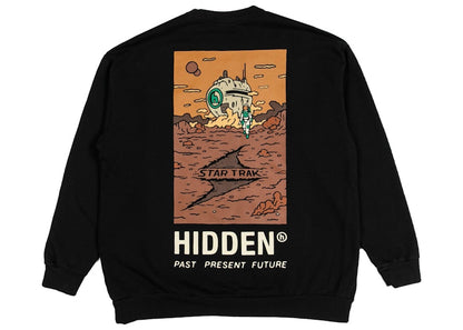 Hidden NY x Star Trak Landing Crewneck Black