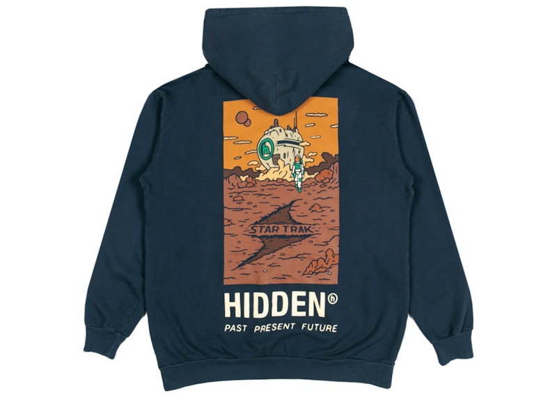 Hidden NY x Star Trak Landing Hoodie Navy