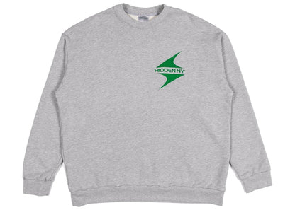 Hidden NY x Star Trak Logo Crewneck Heather Grey