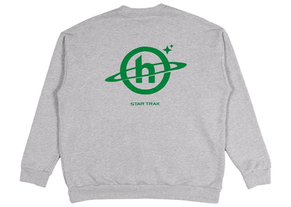 Hidden NY x Star Trak Logo Crewneck Heather Grey