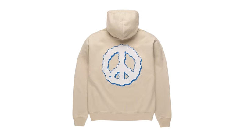 Highsnobiety x Keinemusik Peace Logo Hoodie Eggshell