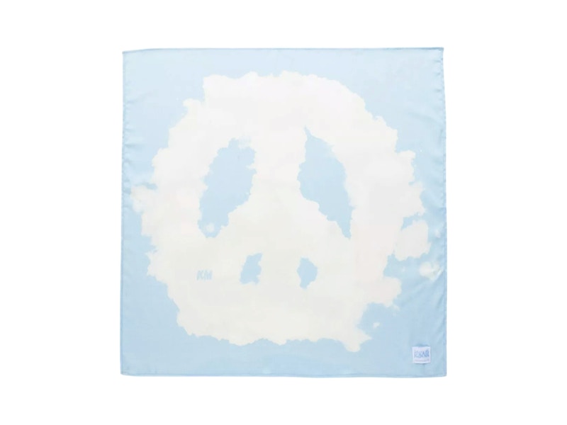 Highsnobiety x Keinemusik Square Scarf Light Blue
