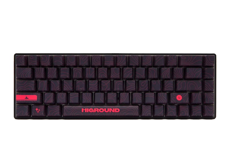 Higround Basecamp Series Lavarock Keyboard Red/Black