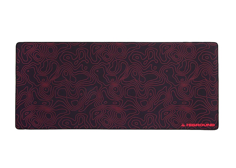 Higround Lavarock Mousepad Black/Red