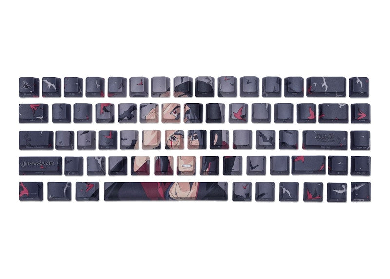 Higround Naruto x Itachi Keycap Set Grey/Red