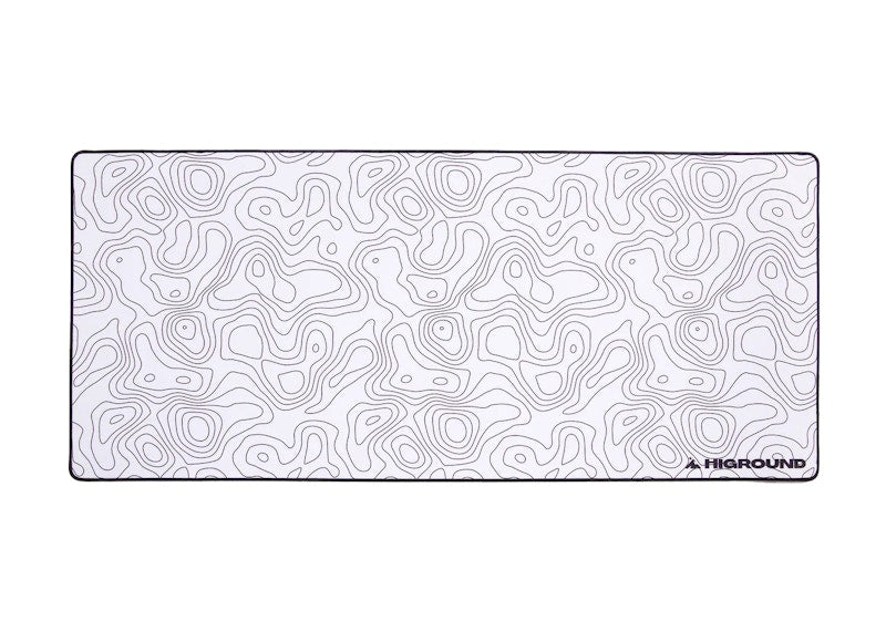 Higround Snowstone Mousepad White/Black