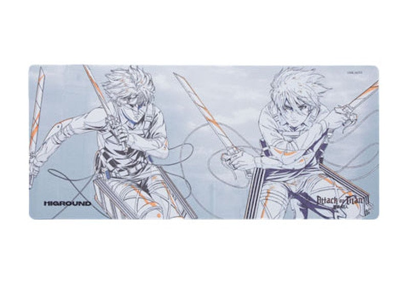 Higround x Aot2 Levi & Mikasa Mousepad XL