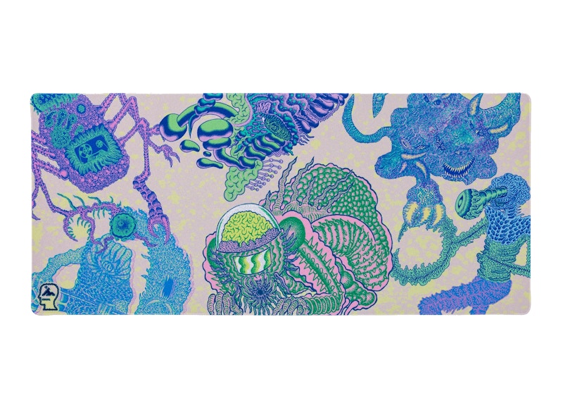 Higround x Brain Dead Mousepad Green/Yellow