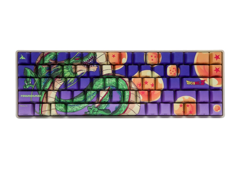 Higround x Dragon Ball Z Shenron Basecamp Keyboard Green/Purple