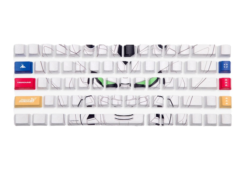 Higround x Gundam Wing Admiral Keycap Set White