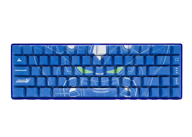 Higround x Gundam Wing Basecamp 65 Admiral Keyboard Blue