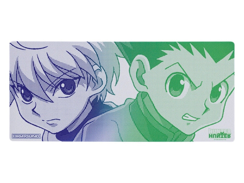 Higround x HxH Gon & Killua XL Mousepad Green/Blue