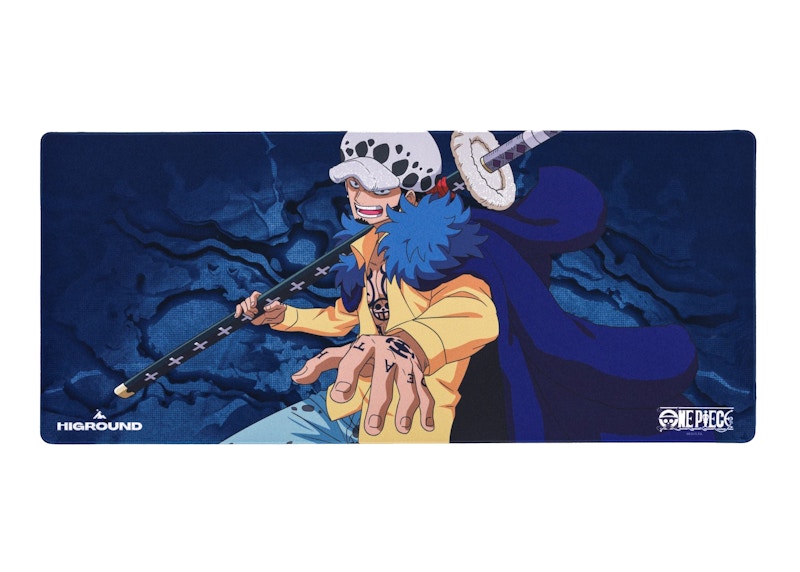 Higround x One Piece Law Mousepad Mousepad Blue/Yellow