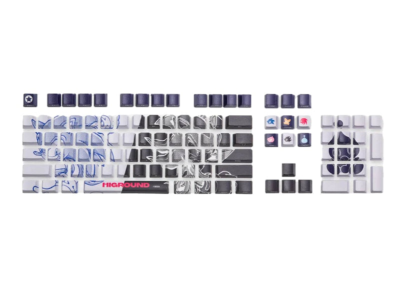 Higround x Sonic the Hedgehog Adventure Keycap Set Black/Gray