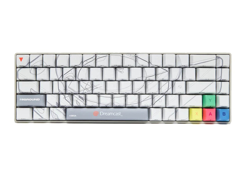 Higround x Sonic the Hedgehog Dreamcast Keyboard Cream/Red