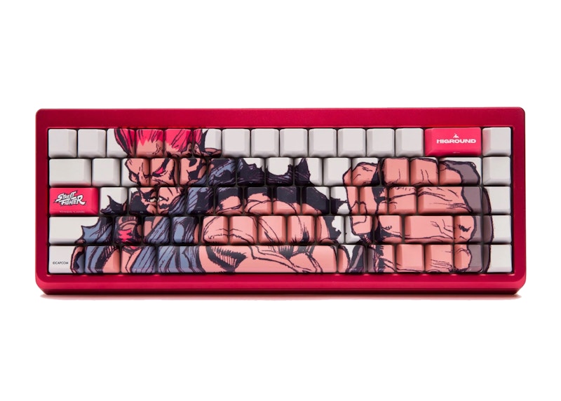 Higround x Street Fighter Akuma (Red Gi) Summit 65 Keyboard Red/Black
