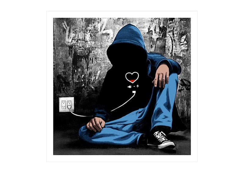 Hijack Social Media Junkie Print (Signed, Edition of 50)