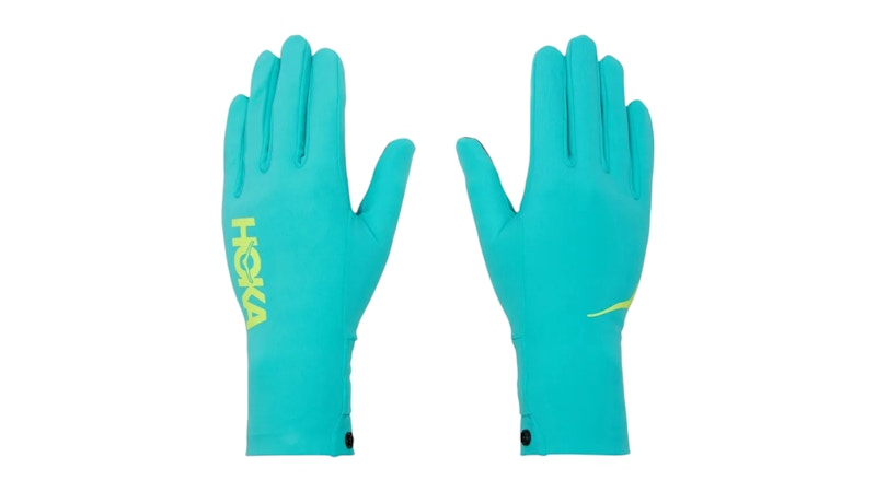 Hoka Airolite Run Gloves Electric Aqua