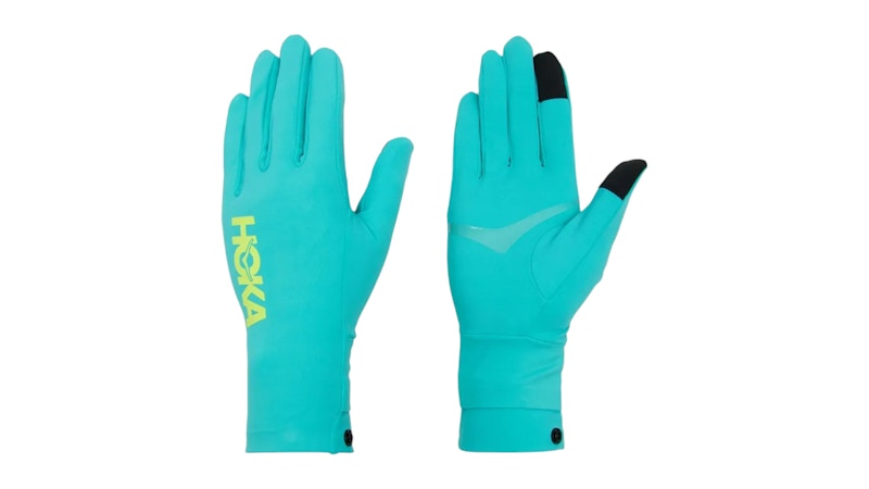 Hoka Airolite Run Gloves Electric Aqua