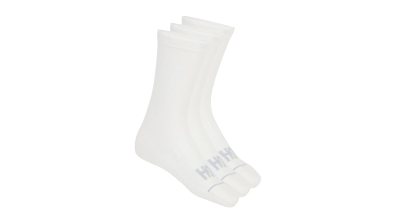 Hoka Crew Run Socks (3 Pack) White