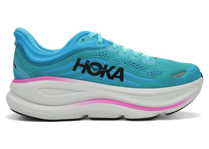 Hoka One One Bondi 9 Skyward Blue Neon Fuchsia (Women's)