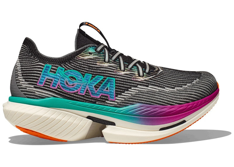Hoka One One Cielo X1 Black Electric Aqua