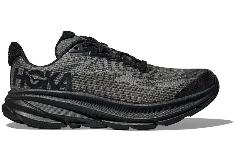 Hoka One One Clifton 9 Black Carbon Black (GS)